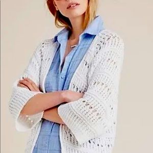Open Crochet Cardigan
